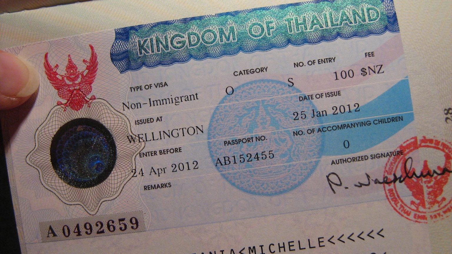 thailand visit visa price
