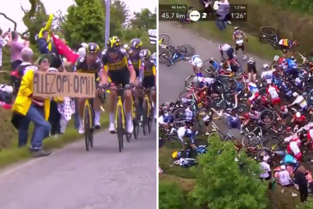Selfie Idiot Brings Down The Tour De France